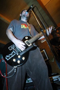 Dale Kellams playing guitar