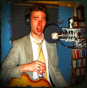 Dane DeLucci of Merkin with his mouth open on The Worst Little Podcast